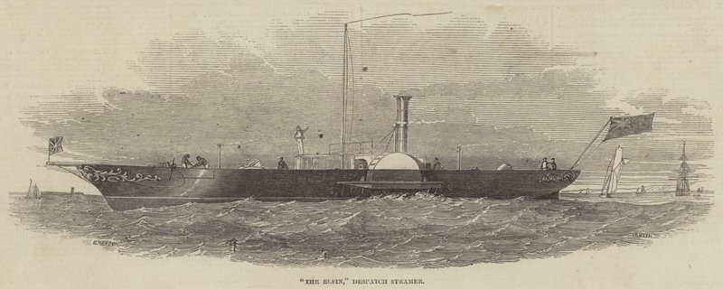 De Elfin, Dispatch Stoomboot door Edwin Weedon