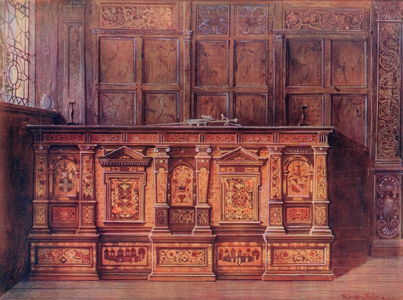 Ingelegd archiefkist door Edwin John Foley