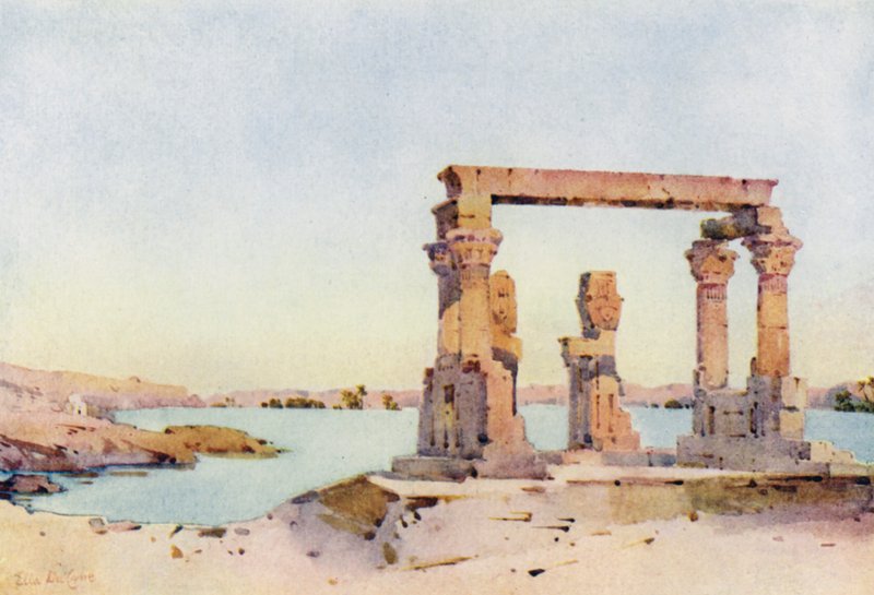 Tempel van Kertassi, Nubië door Ella Du Cane