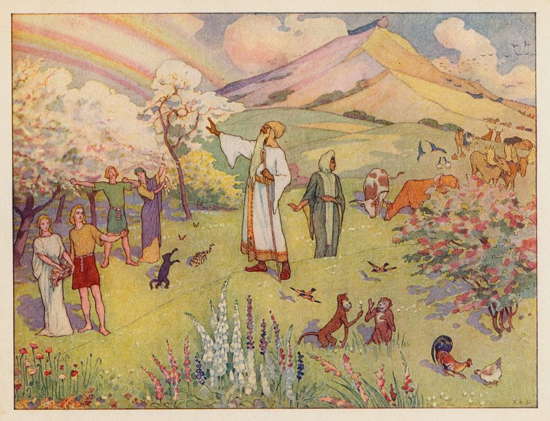De Ark van Noach: De regenboog door Elmer Boyd Smith