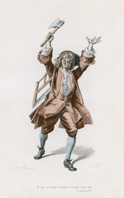 Le Lutrin, Hoofdstuk II door Emile Antoine Bayard