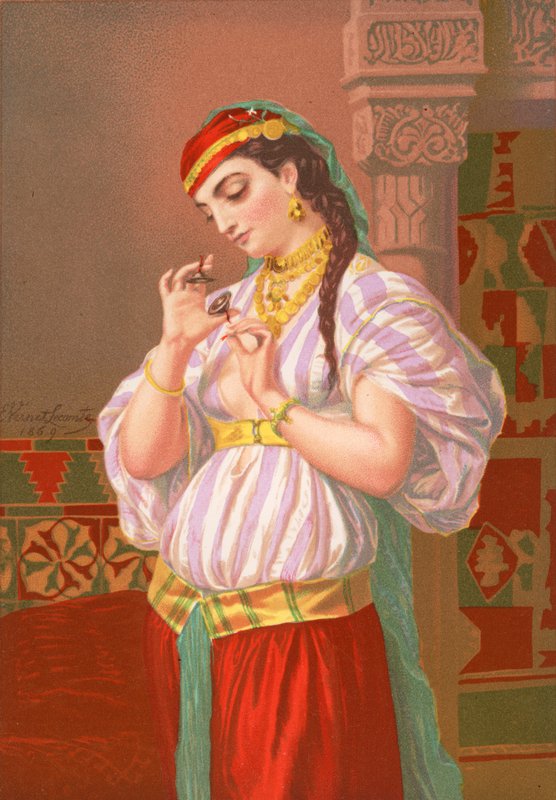 De dochter van Herodias door Emile Jean Horace Vernet