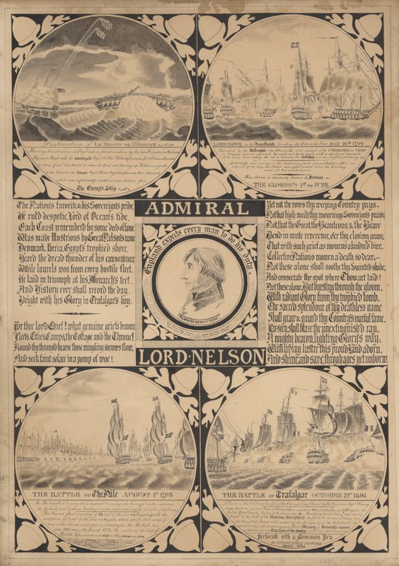 Admiraal Lord Nelson door English School