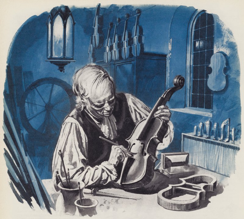 Antonio Stradivari door English School