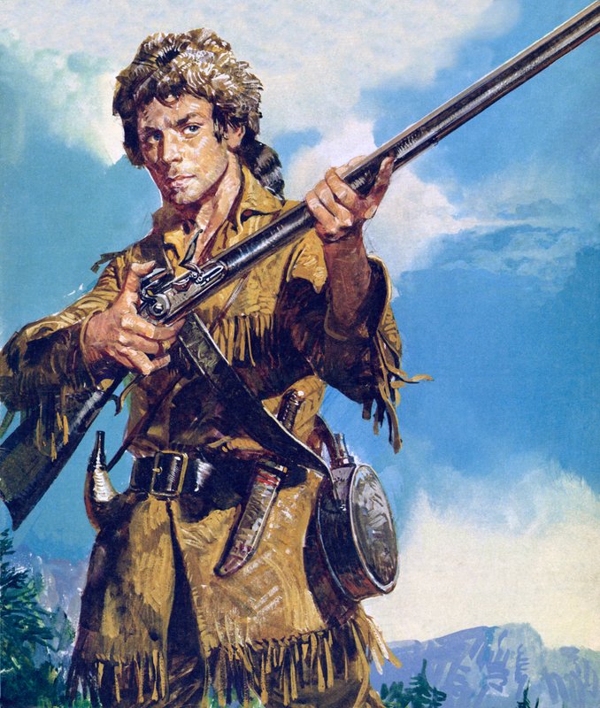 Davy Crockett door English School