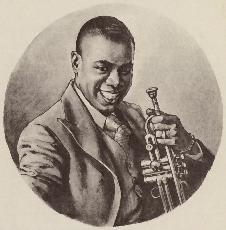 Louis Armstrong door English School