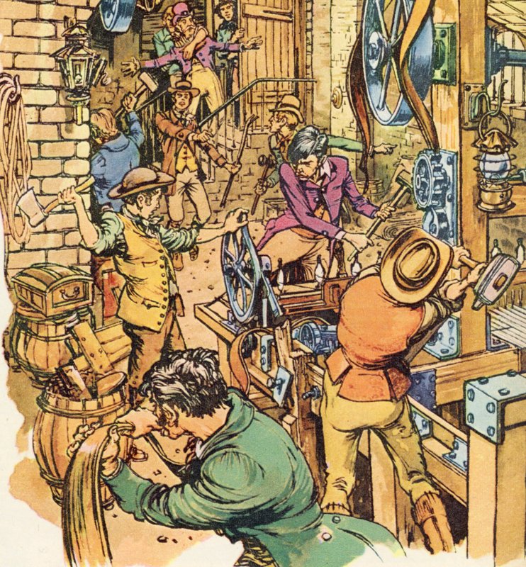 Luddites door English School