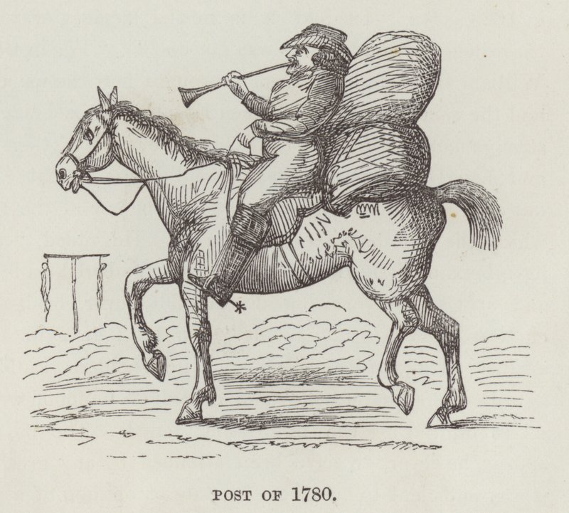 Post van 1780 door English School