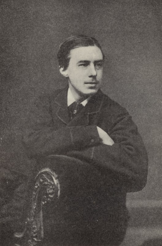 A E Housman, op school door English Photographer