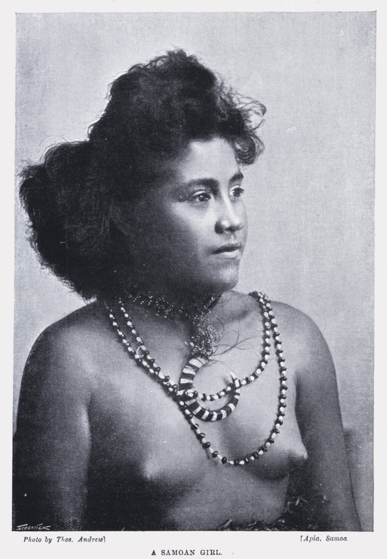 Een Samoaans Meisje door English Photographer