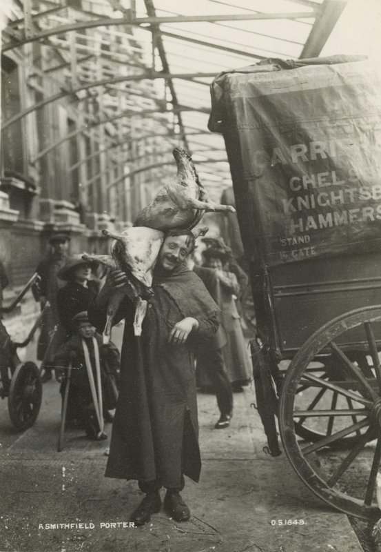 Een Smithfield Porter door English Photographer