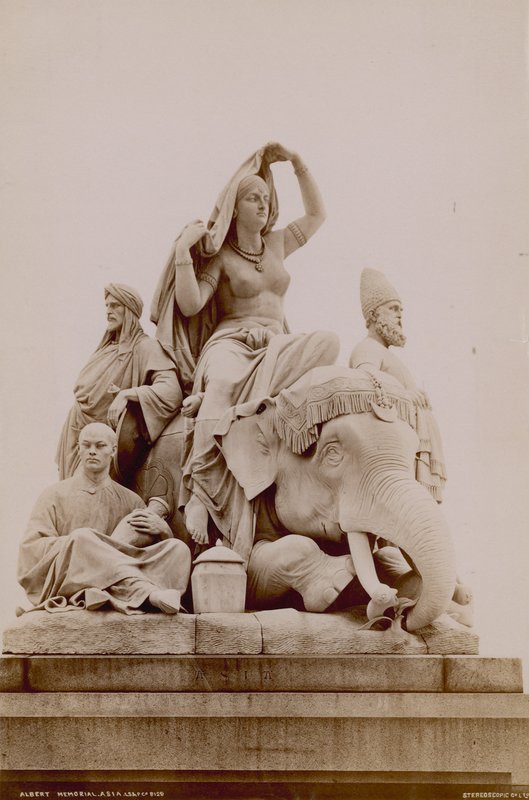 Albert Memorial, South Kensington, Londen door English Photographer