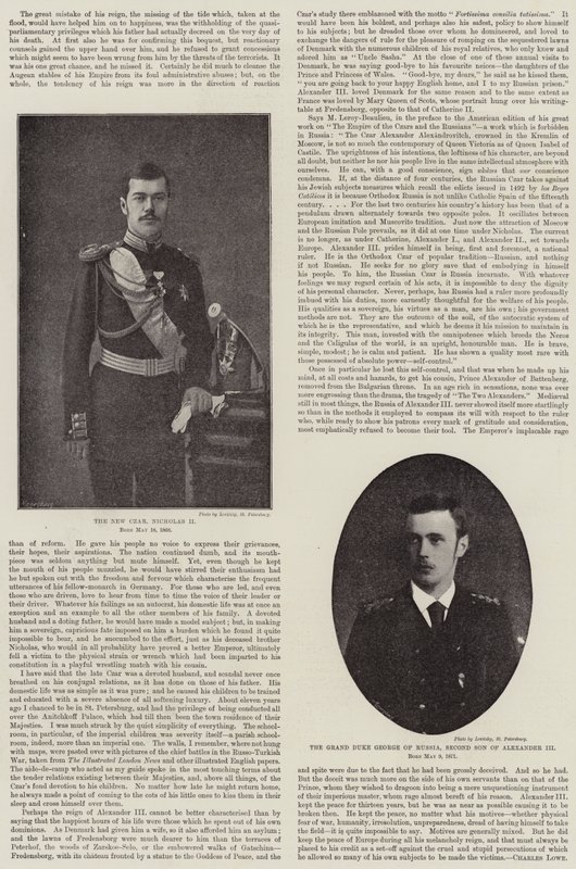 Alexander III van Rusland door English Photographer