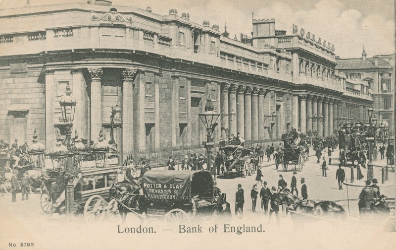Bank of England, Londen door English Photographer