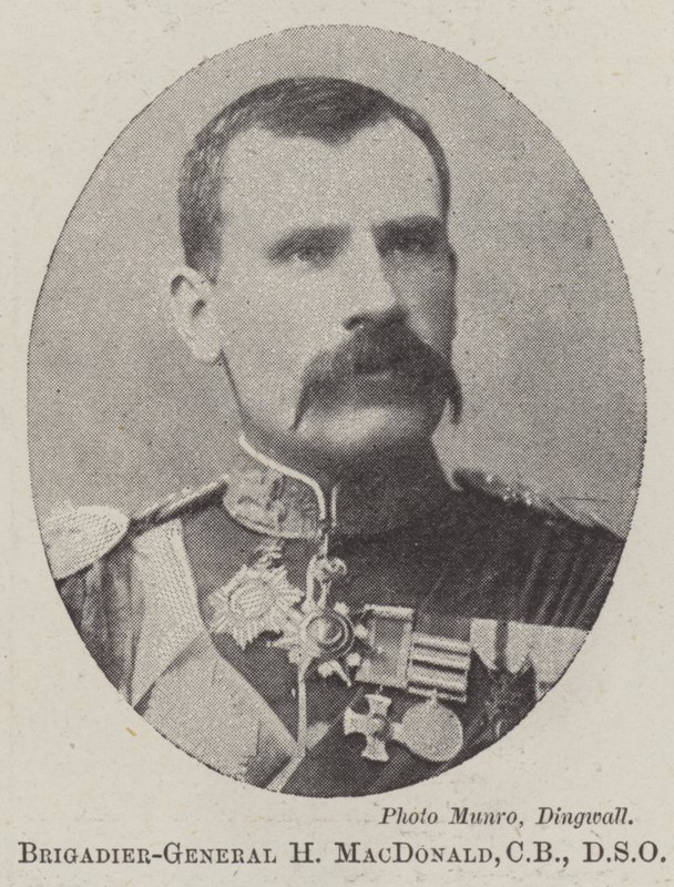 Brigadegeneraal H MacDonald, CB, DSO door English Photographer