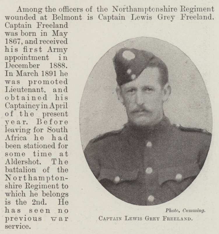 Kapitein Lewis Grey Freeland door English Photographer
