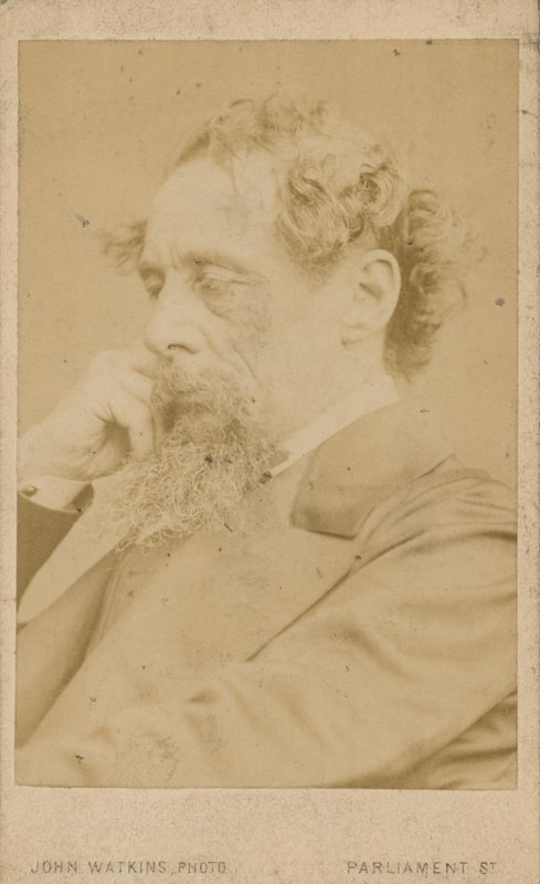 Charles Dickens door English Photographer