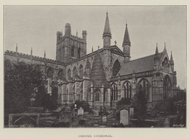 Kathedraal van Chester door English Photographer