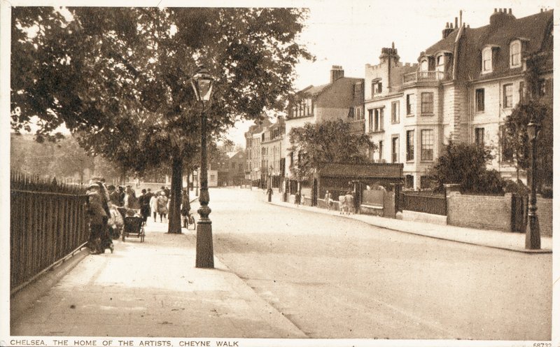 Cheyne Walk, Chelsea door English Photographer