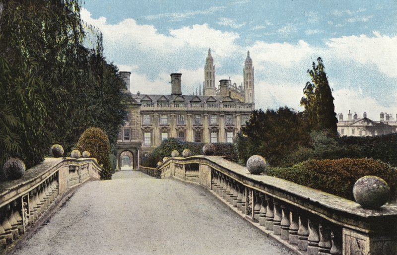 Clare College en Brug door English Photographer