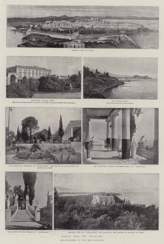 Corfu en zijn paleizen door English Photographer