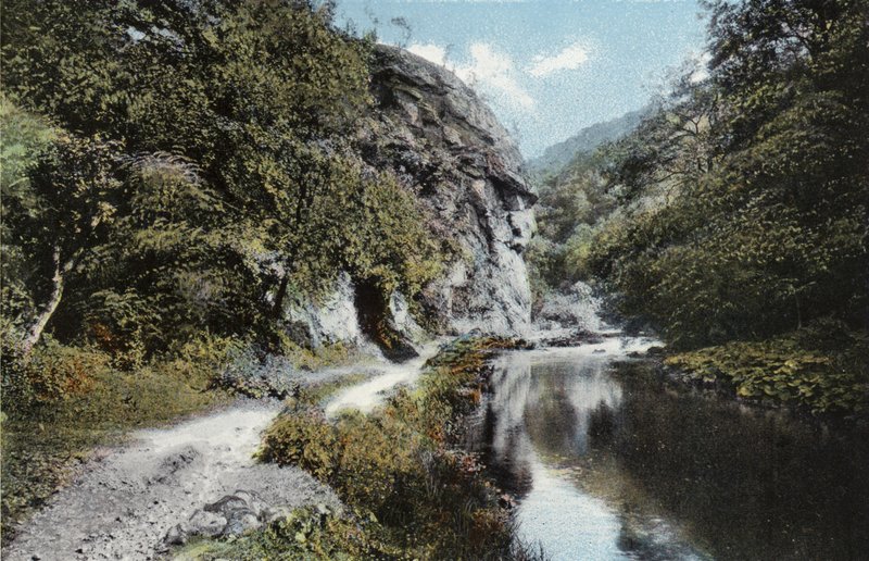 Dovedale, De Leeuwengezicht Rots door English Photographer