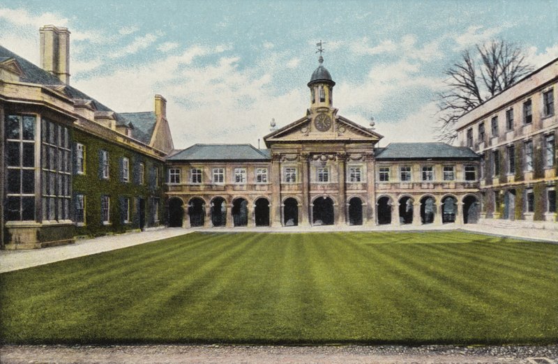 Emmanuel College door English Photographer