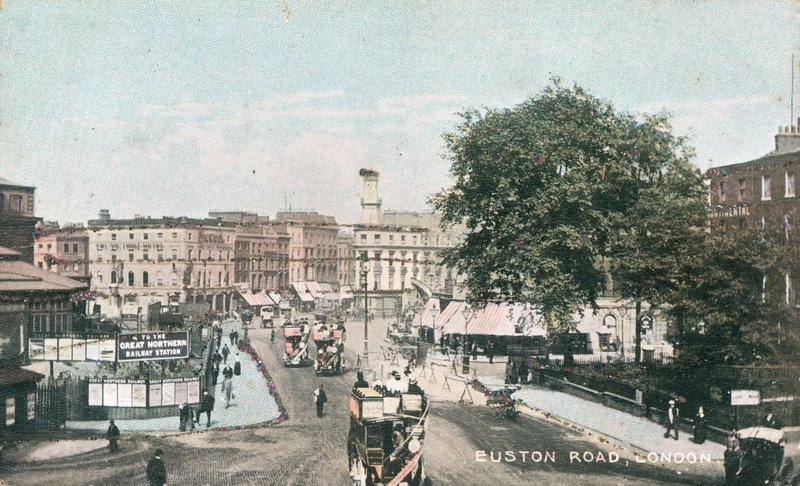 Euston Road in Londen door English Photographer