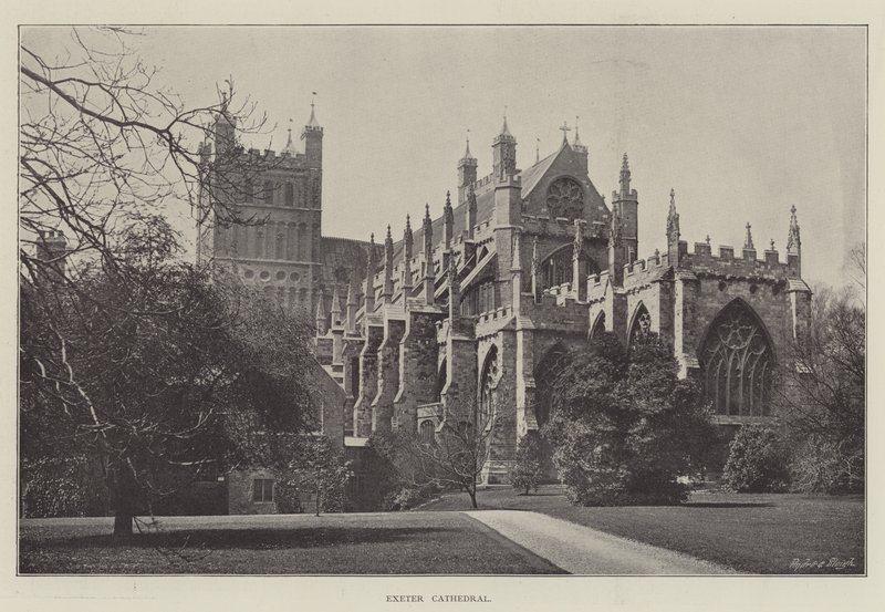Kathedraal van Exeter door English Photographer