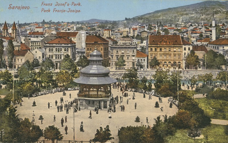 Franz Josef Park, Sarajevo door English Photographer