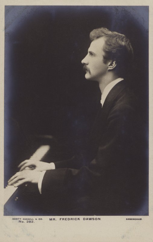 Frederick Dawson, Engelse pianist door English Photographer