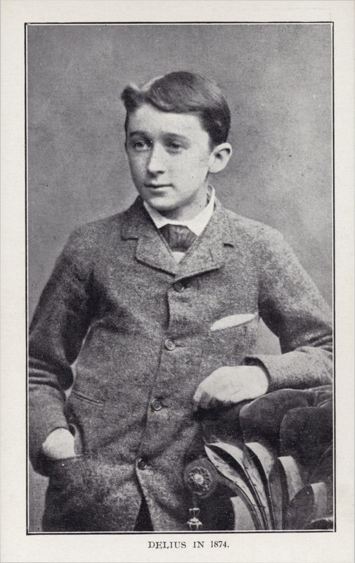 Frederick Delius in 1874 door English Photographer