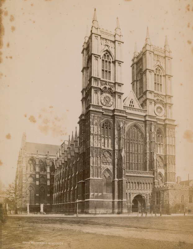 Algemeen uitzicht op Westminster Abbey door English Photographer