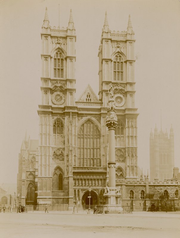Algemeen uitzicht op Westminster Abbey door English Photographer