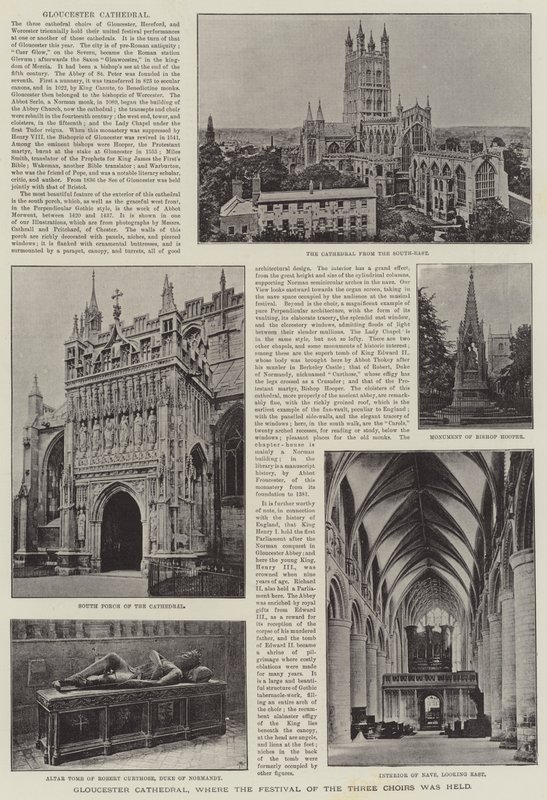 Kathedraal van Gloucester door English Photographer