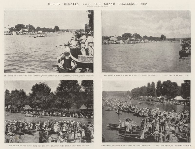 Henley Regatta, 1901, de Grand Challenge Cup door English Photographer