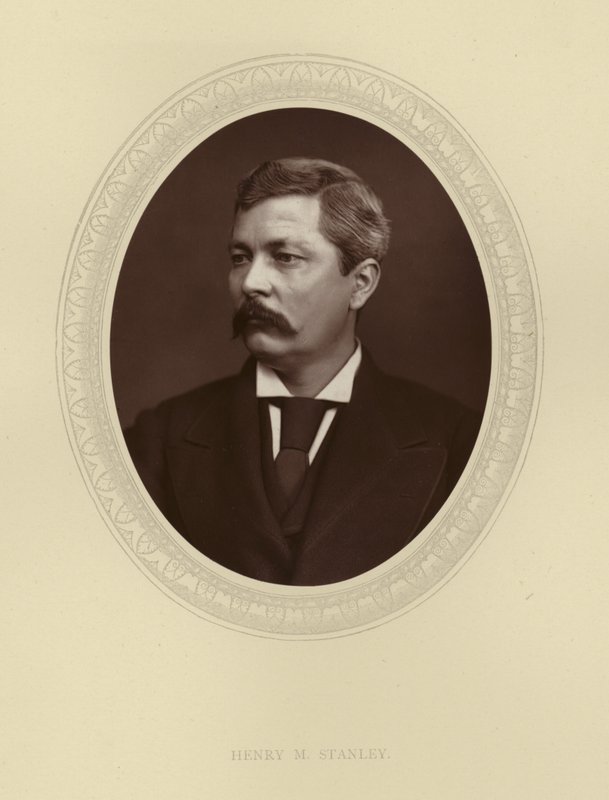 Henry M Stanley door English Photographer