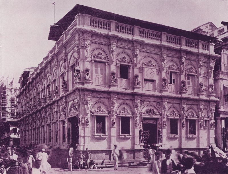 Hindoe Tempel, Bombay door English Photographer