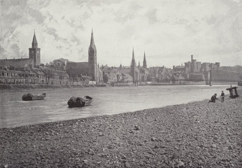 Inverness, vanaf de Rivier door English Photographer