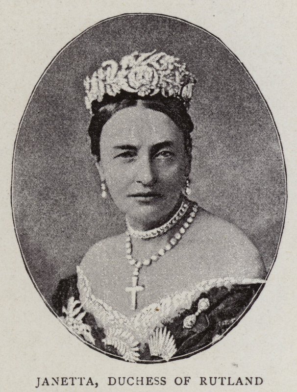 Janetta, hertogin van Rutland door English Photographer