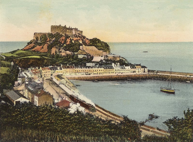 Jersey: Mount Orgueil Kasteel door English Photographer