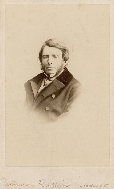 John Ruskin door English Photographer