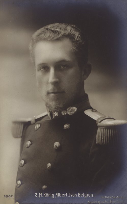 Koning Albert I van België door English Photographer
