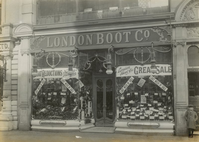 London Boot Company door English Photographer