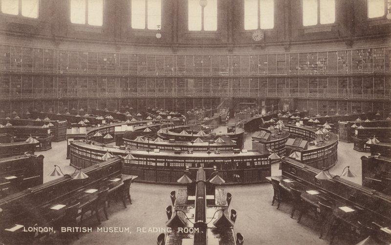 Londen, British Museum, Leeszaal door English Photographer