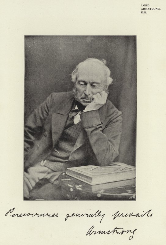 Lord Armstrong, KB door English Photographer