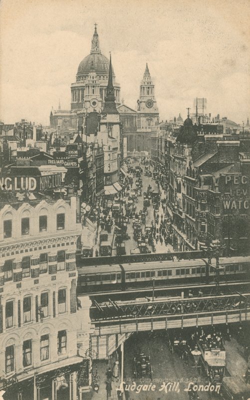 Ludgate Hill, Londen door English Photographer