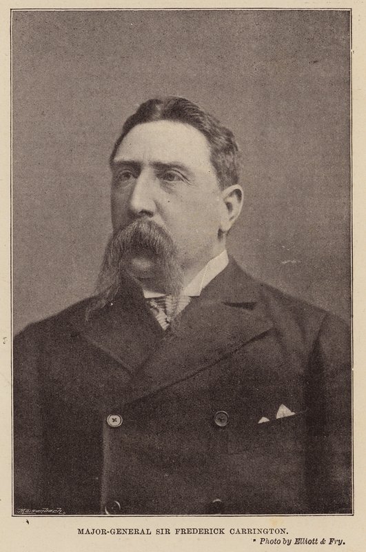 Generaal-majoor Sir Frederick Carrington door English Photographer