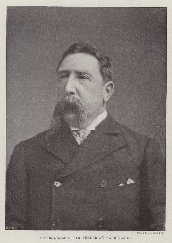 Generaal-majoor Sir Frederick Carrington door English Photographer