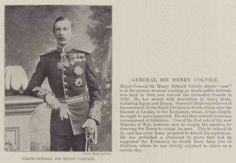 Generaal-majoor Sir Henry Colvile door English Photographer